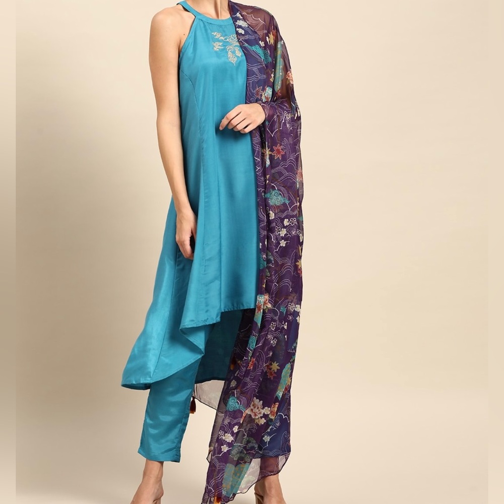Blue kurta set